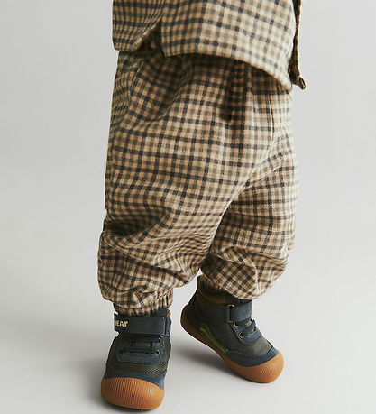Wheat Bukser - Blake - Blue Check Wheat Bukser - Blake - Blue Check