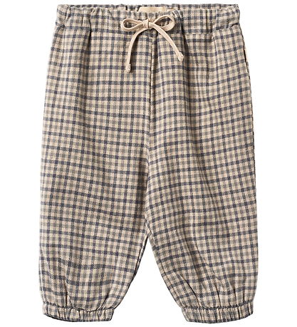 Wheat Bukser - Blake - Blue Check Wheat Bukser - Blake - Blue Check