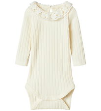 Name It Body l/æ - Rib - NbfNisja - Cloud Dancer Name It Body l/æ - Rib - NbfNisja - Cloud Dancer