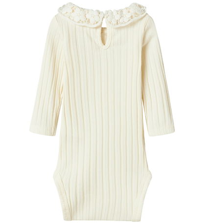 Name It Body l/æ - Rib - NbfNisja - Cloud Dancer Name It Body l/æ - Rib - NbfNisja - Cloud Dancer