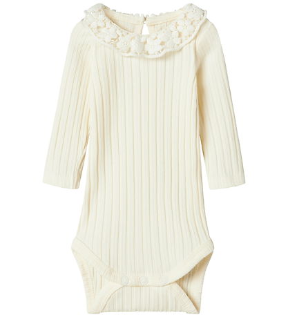 Name It Body l/æ - Rib - NbfNisja - Cloud Dancer Name It Body l/æ - Rib - NbfNisja - Cloud Dancer