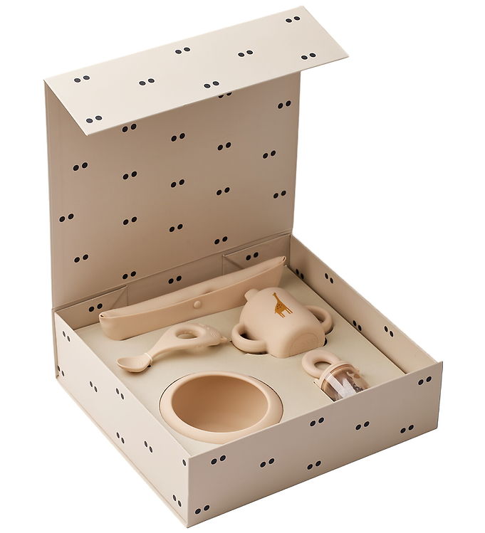 Liewood Mileah Baby Spisesæt 5 Dele - Apple Blossom