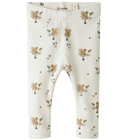 Lil' Atelier Leggings - NbfLayo - Coconut Milk