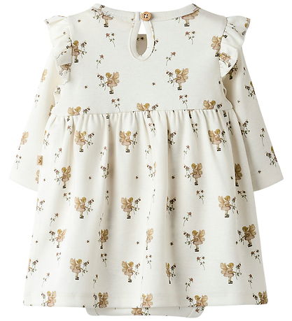 Lil' Atelier Body Kjole - NbfLayo - Coconut Milk
