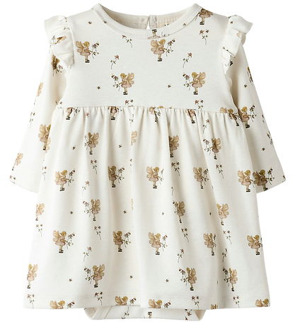 Lil' Atelier Body Kjole - NbfLayo - Coconut Milk