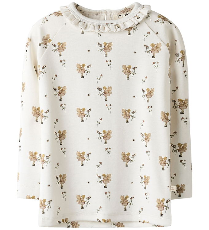 LIL ATELIER Langærmet Bluse Layo Coconut Milk