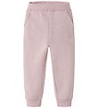 Name It Sweatpants - NmfVima - Burnished Lilac/Heart Embroidery Name It Sweatpants - NmfVima - Burnished Lilac/Heart Embroidery