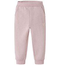 Name It Sweatpants - NmfVima - Burnished Lilac/Heart Embroidery Name It Sweatpants - NmfVima - Burnished Lilac/Heart Embroidery