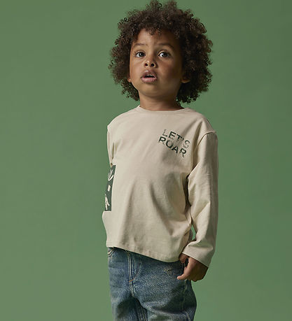 Name It Bluse - NmmNiklaus - Island Fossil m. Print