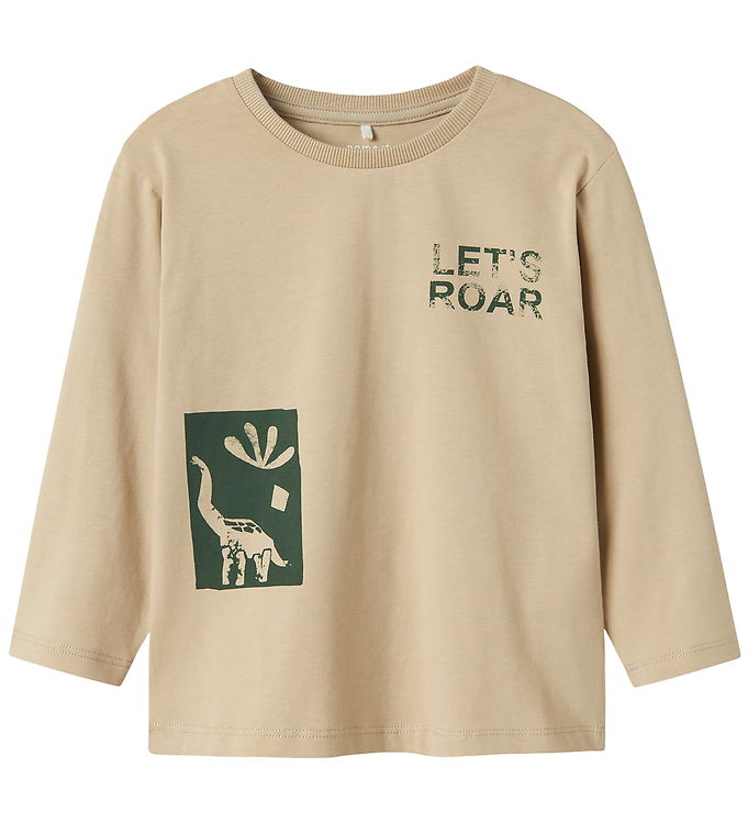 Name It Bluse - NmmNiklaus - Island Fossil m. Print