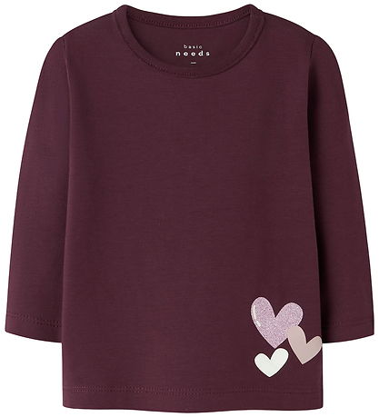Name It Bluse - 2-pak - NbfVubie - Fig/Cloud Dancer