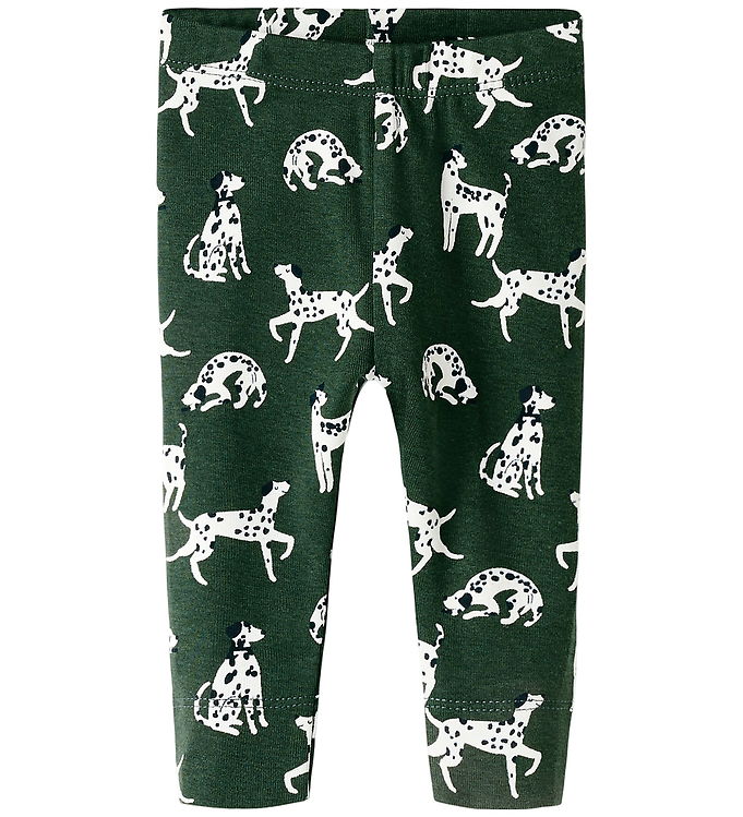 Name It Leggings - NbmKian - Deep Forest/Cloud Dancer