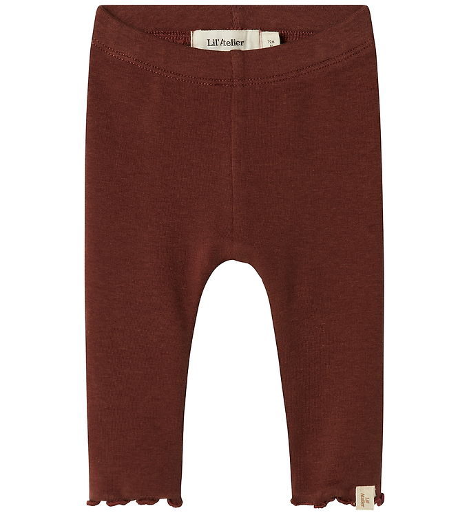 Lil' Atelier Leggings - NbfGayo - Hot Chocolate