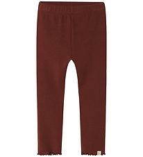 Lil' Atelier Leggings - NmfGayo - Hot Chocolate Lil' Atelier Leggings - NmfGayo - Hot Chocolate