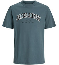 Jack & Jones T-shirt - JjeCaleb - Stormy Weather Jack & Jones T-shirt - JjeCaleb - Stormy Weather