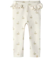 Lil' Atelier Leggings - Noos - Rib - NbfGavo - Pastel Parchment/ Lil' Atelier Leggings - Noos - Rib - NbfGavo - Pastel Parchment/