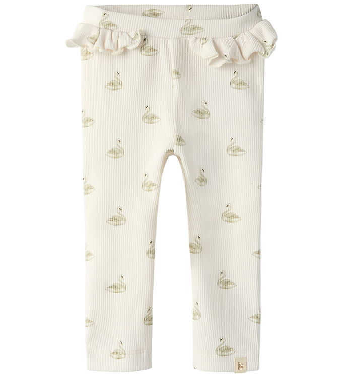 Lil' Atelier Leggings - Noos - Rib - NbfGavo - Pastel Parchment/