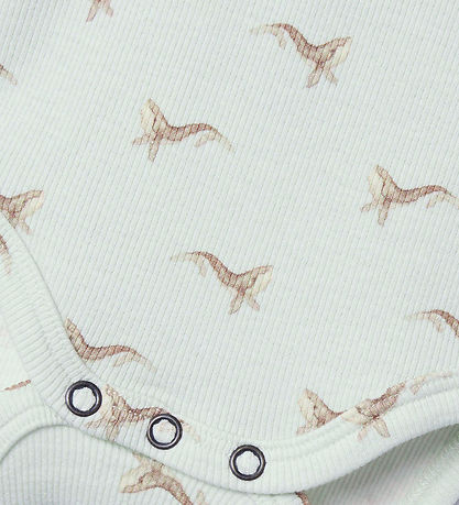 Lil' Atelier Bodysuit l/s - Noos - Rib - NbmGavo - Murmur/Whale