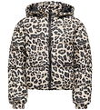 Kids Only Dynejakke - KogDalia - Kort - Silver Mink/Leo Kids Only Dynejakke - KogDalia - Kort - Silver Mink/Leo