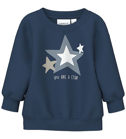 Name It Sweatshirt - NbmVonne - Insignia Blue/Stars Name It Sweatshirt - NbmVonne - Insignia Blue/Stars