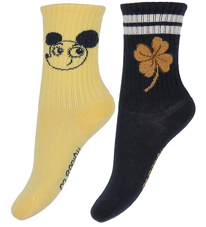 Mini Rodini Strømper - 6-pak - Clover - Multi Mini Rodini Strømper - 6-pak - Clover - Multi