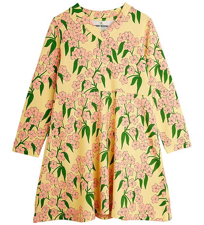 Mini Rodini Kjole - Alpine Flowers - Gul