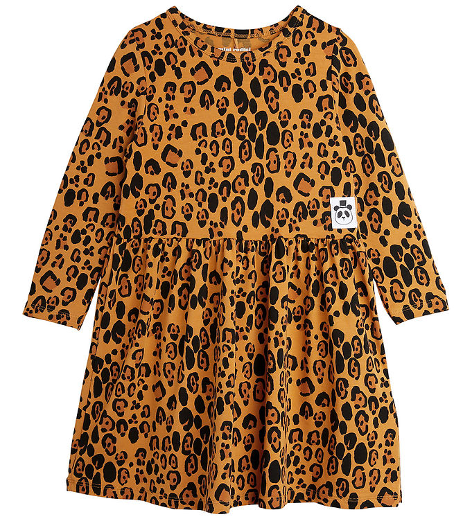 Mini Rodini Kjole - Basic - Leopard