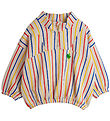 Mini Rodini Sweatshirt - Clover - Grå m. Striber Mini Rodini Sweatshirt - Clover - Grå m. Striber