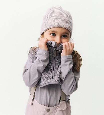 Mini A Ture Halsedisse - Teddyfleece - MatAkton - Zinc Purple