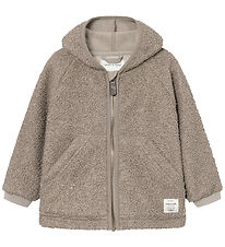 Mini A Ture Fleecejakke - MatLiff - Grey Brown Mini A Ture Fleecejakke - MatLiff - Grey Brown
