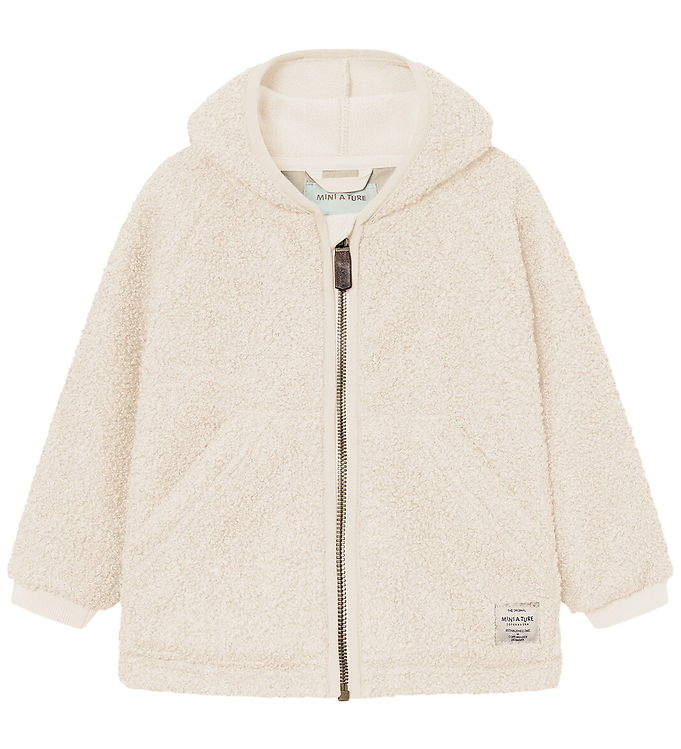 Mini A Ture Fleecejakke - MatLiff - Angora Cream