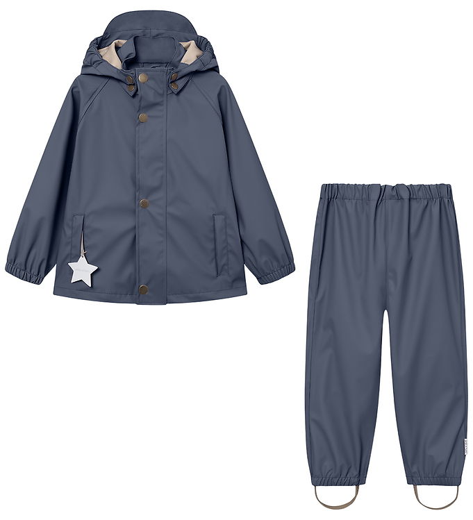 Mini A Ture Regntøj - PU - MatReinar - Ombre Blue