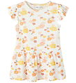 Name It Kjole - NmfPhalia - Rib - Bright White m. Blomster Name It Kjole - NmfPhalia - Rib - Bright White m. Blomster