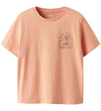 Name It T-shirt - NkmPreddi - Peach Nectar Name It T-shirt - NkmPreddi - Peach Nectar
