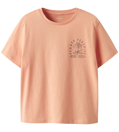 Name It T-shirt - NkmPreddi - Peach Nectar