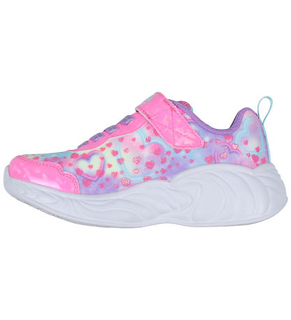 Skechers Sko m. Lys - Unicorn Dreams - Pink/Multi Skechers Sko m. Lys - Unicorn Dreams - Pink/Multi