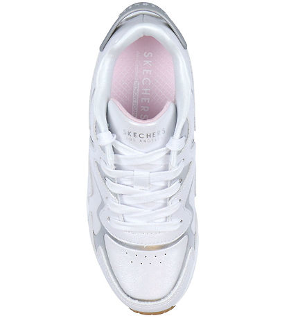 Skechers Sko - Wavy Shimmer - Hvid/Sølv Skechers Sko - Wavy Shimmer - Hvid/Sølv