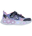 Skechers Sko m. Lys - Heart Jewels - Navy/Multi Skechers Sko m. Lys - Heart Jewels - Navy/Multi