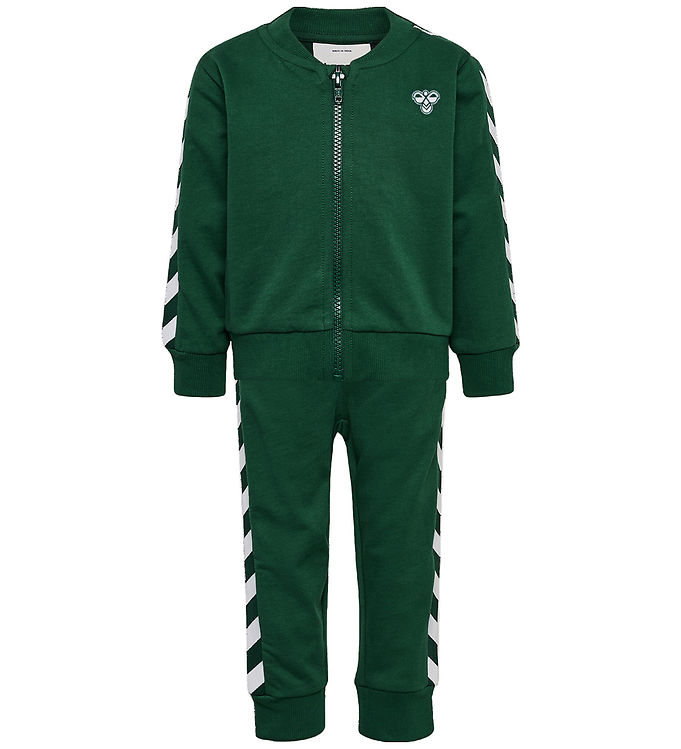 Hummel Sweatsæt - HmlMini - Mørkegrøn