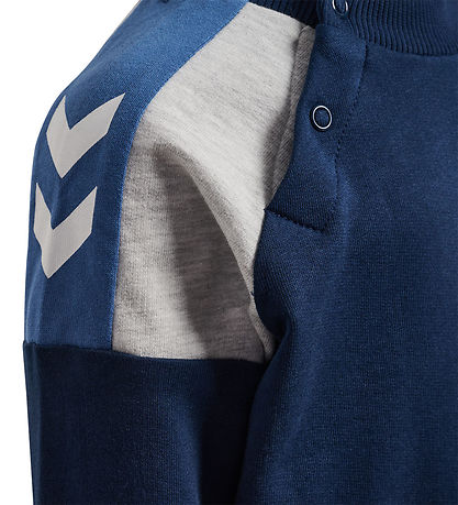 Hummel Sweatshirt - HmlMini - Dress Blues m. Logo