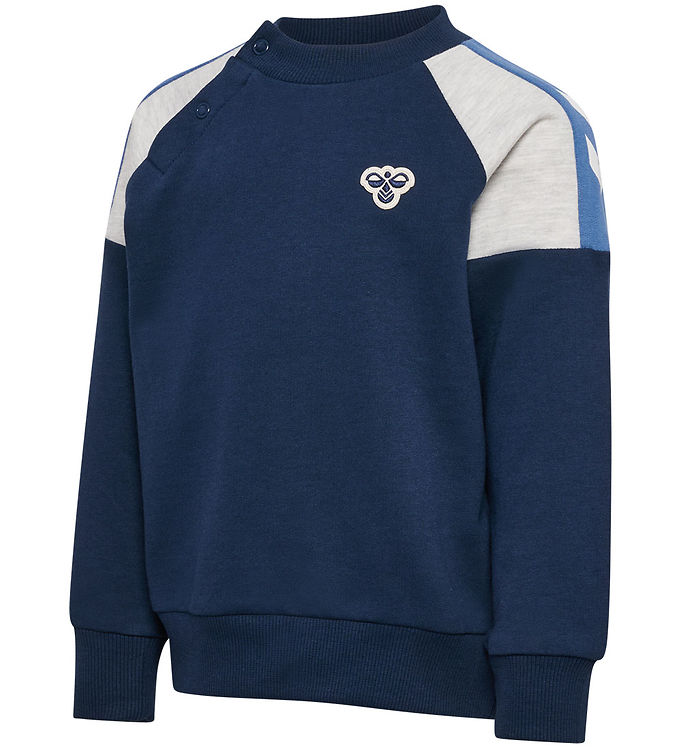 Hummel Sweatshirt - HmlMini - Dress Blues m. Logo