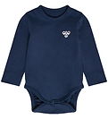 Hummel Bodysuit l/s - hmlMini - Dress Blues