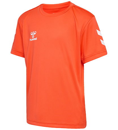 Hummel Træningssæt - HmlLogo - Nasturtium/Dark Denim