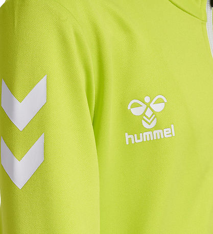 Hummel Træningssæt - HmlLogo - Lime Punch/Marine Hummel Træningssæt - HmlLogo - Lime Punch/Marine