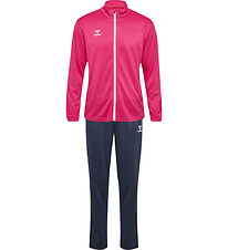Hummel Træningssæt - HmlLogo - Raspberry Sorbet/Ombre Blue Hummel Træningssæt - HmlLogo - Raspberry Sorbet/Ombre Blue