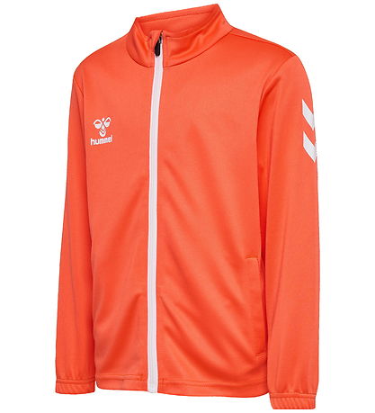 Hummel Træningssæt - HmlLogo - Nasturtium/Dark Denim Hummel Træningssæt - HmlLogo - Nasturtium/Dark Denim