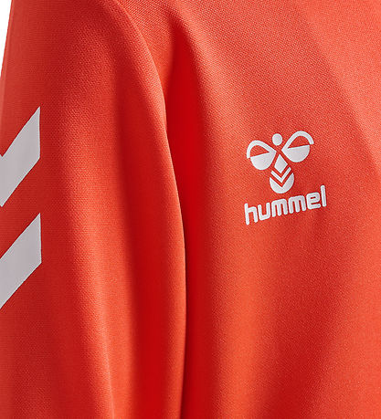 Hummel Træningssæt - HmlLogo - Nasturtium/Dark Denim