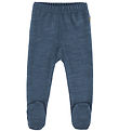 Joha Leggings m. Fødder - Uld/Bambus - Dark Denim Joha Leggings m. Fødder - Uld/Bambus - Dark Denim