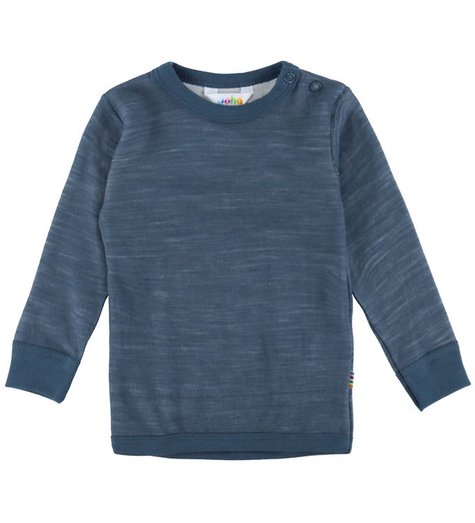 Joha Bluse - Uld/Bambus - Dark Denim