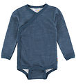Joha Slå-Om Body l/æ - Uld/Bambus - Dark Denim Joha Slå-Om Body l/æ - Uld/Bambus - Dark Denim
